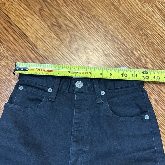 Moussy High Waisted Rebirth Flare Black Jeans Size 24 - Picture 13 of 16